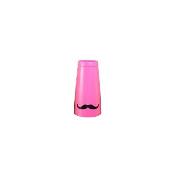 BarConic Mustache Cocktail Shaker Tin - NEON Pink