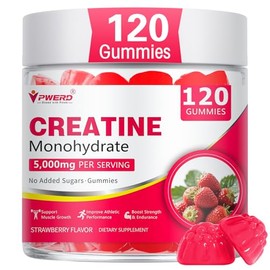 Creatine Gummies for Women - Booty Builder Supplement, Creatine Monohydrate Gummies 5g, Muscle Development & Post-Workout Recovery, L-Taurine & B12, S