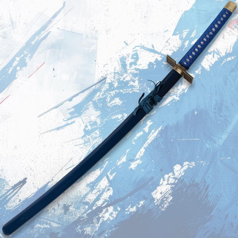 Grimmjow Zanpakuto Sword | 27" Stainless Steel Blade | Blue