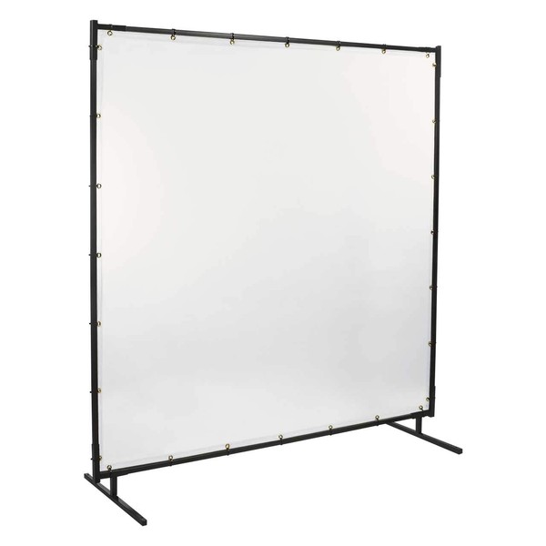 Steiner 539-4X6 Protect-O-Screen Classic Welding Screen with 16 Mil Vinyl Curtain, Clear, 4' x 6'