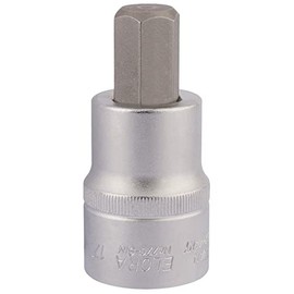 Draper 15553 Elora Hexagon Screwdriver Socket, 17mm Ø, 3/4" Square Drive