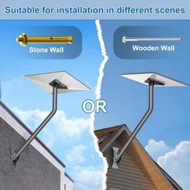 Starlink Gen 3 Mount, 26 Inch Wall Mount/Roof Mount Compatible with V3 Starlink Standard Dish, Adjustable Mounting Kit 【Include Aluminium Gen 3 Pipe Adapter】