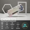 YUNZII YZ75 75% Hot Swappable Wireless Gaming Mechanical Keyboard, RGB