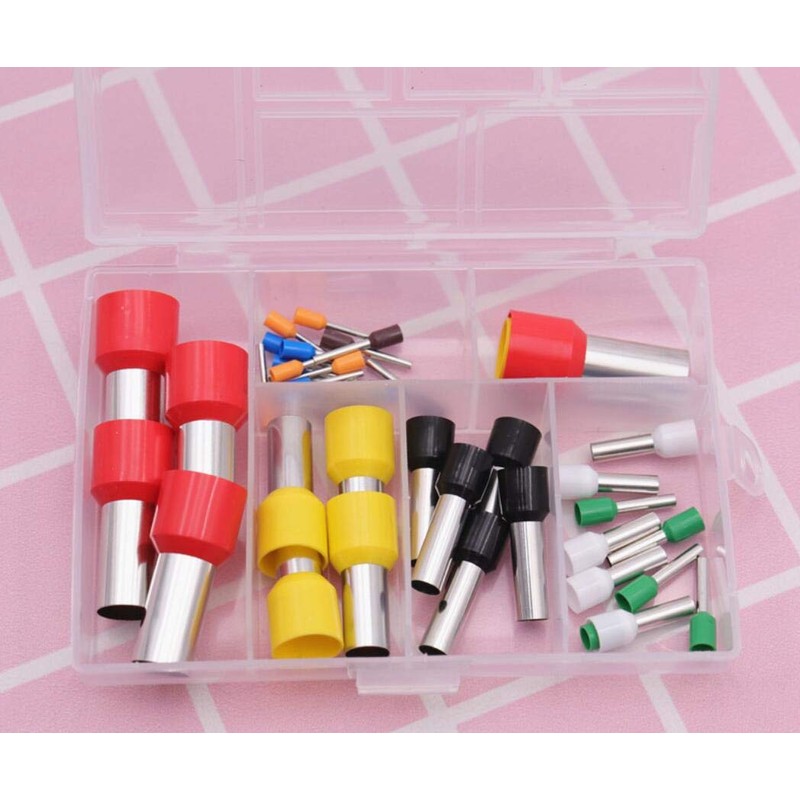 QUUPY Pack of 40 stainless steel + plastic notches, round
