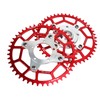 2pcs 104BCD Chainring Adapter Tooth Plate Aluminum Alloy 46T Mid