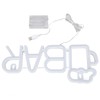 LED Neon Sign BAR Shape Design USB Or Battery Powered