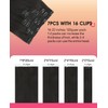 Youngsmile Human Hair Clip in Hair Extension, 7 Pcs 16