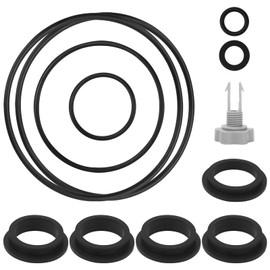 Aillsa Sand Filter Pump Parts Repair Set Compatible with Intex for Intex Sand Filter Pumps Part Number 25013-Air Release Valve & O-Rings - 1 Pack(12 Pieces)