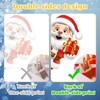 WIURGOHA 155 pcs Christmas Window Stickers, 9 Sheet Xmas Window