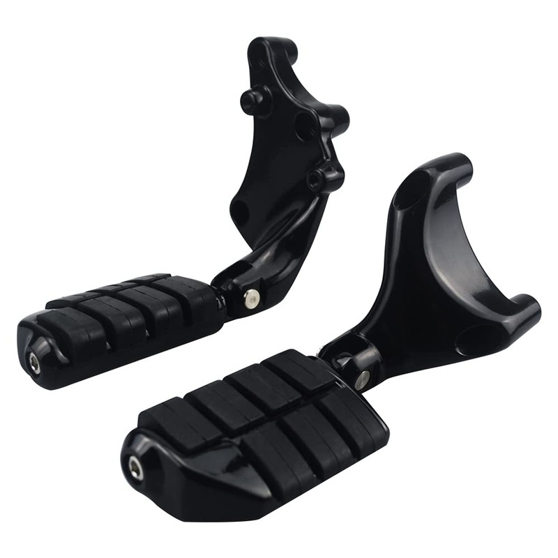 WOWTK Rear Passenger Footpegs Foot Rests Pedal Mount Fits for