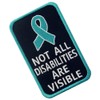 Not All Disabilities are Visible Vests/Harnesses Service Dog Emblem Embroidered