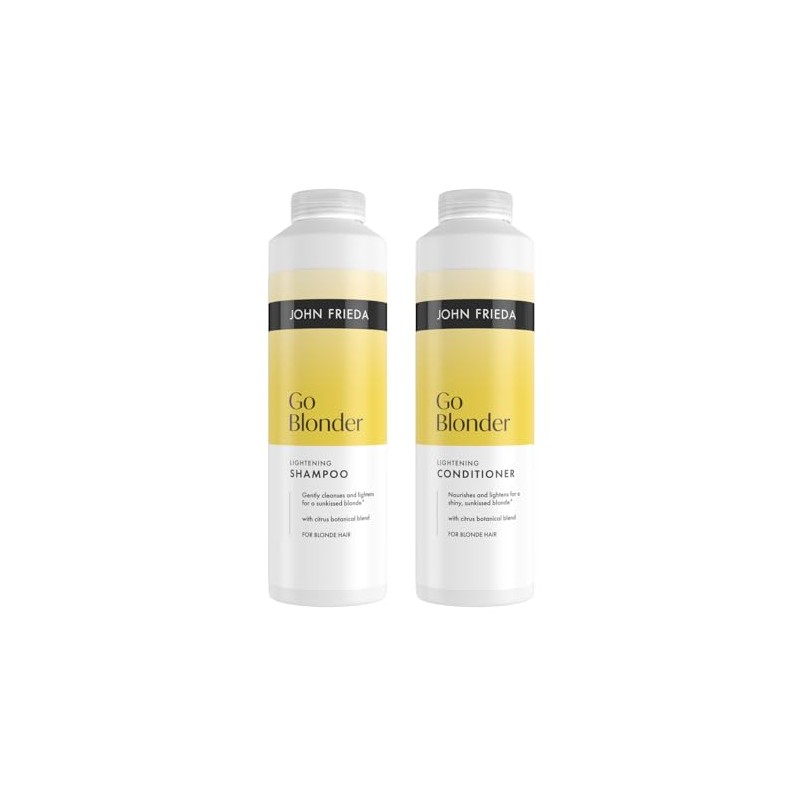 John Frieda Go Blonder Shampoo & Conditioner 500ml x2. Blonde