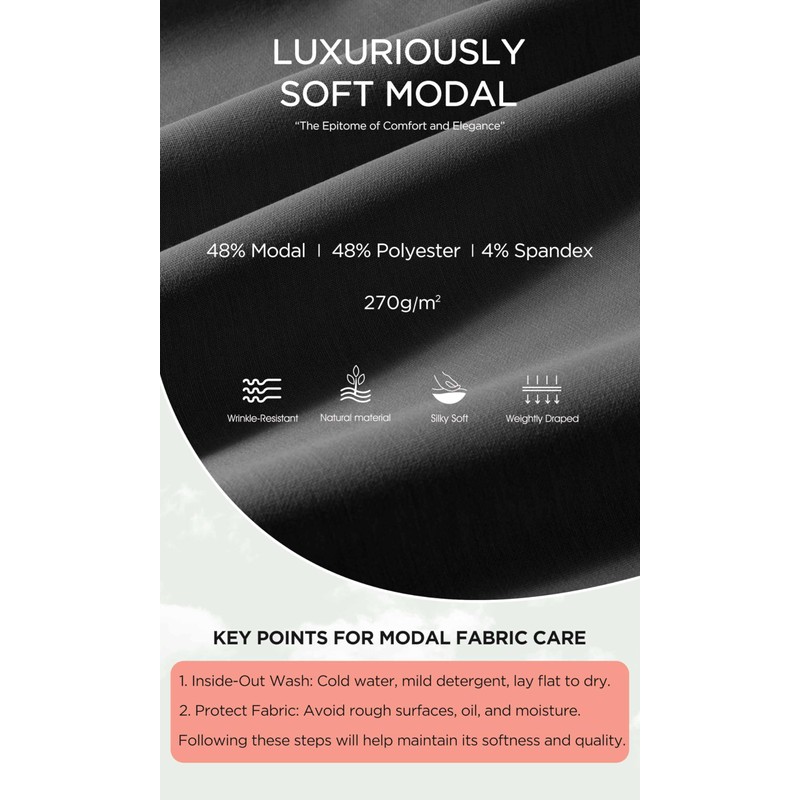 ODODOS Modal Soft Long Sleeve Oversized Sweatshirts for Women Crew