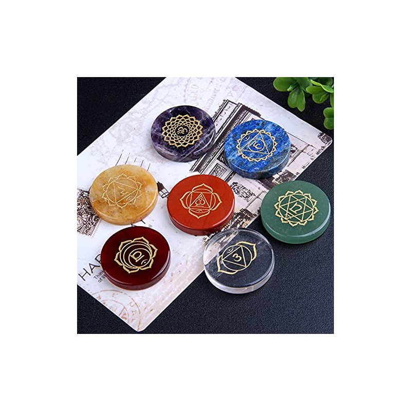 7 Chakra Multi Stone, Reiki Healing Crystals Piedras Preciosas con