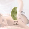 Lantelme Jade Head Comb Gua Sha Face Body Anti-Ageing Comb