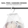 UKCOCO Mesh Storage Hanging Bag with Swiveling Hook - Breathable
