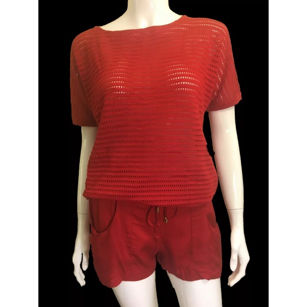 La Perla viscose loungewear shorts NWT scarlet size 6