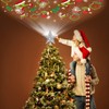 Wninbu Christmas Tree Topper Star Lighted with 6 Projection Modes,Christmas