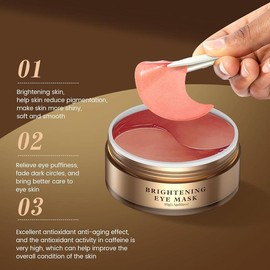 Starwise Eye Patches(30 Pairs)-Caffeine Eye Masks for Dark Circles and Puffiness with Hyaluronic Acid,Hydrating Soothing Moisturize Eye Mask Skin Care - Specification: 1 Count