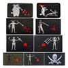 2 PCS AliPlus Blackbeard Pirate Patches Cat Fork Fish Patch