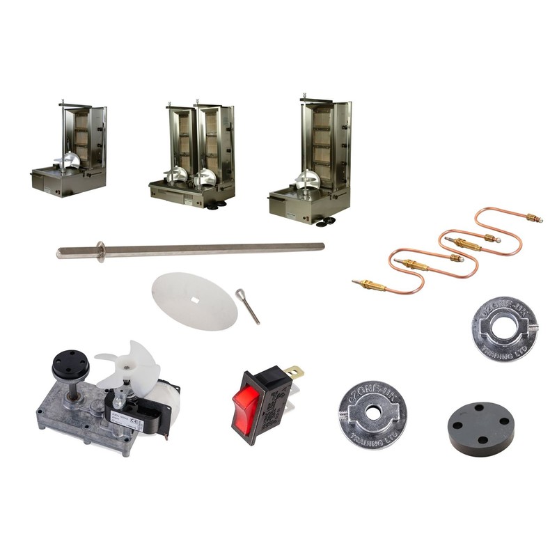 Rubber Coupling Plummer Block/Motor Drive for ARCHWAY Doner Kebab Machine