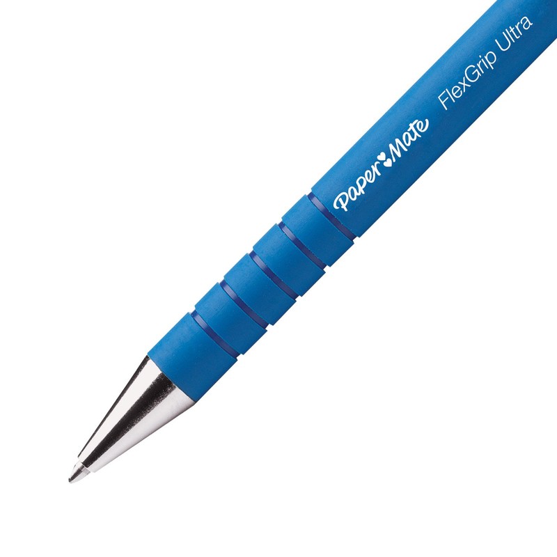 Paper Mate Flexgrip Ultra Capped Ballpoint Pens | Medium Point
