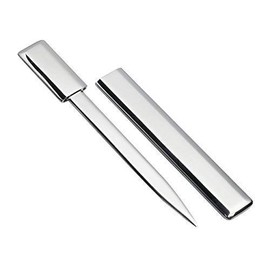 Schmalz® Letter Opener Ermesinde with Engraving Made of Metal, Including Engraving Rectangular Shiny Silver (Without Engraving)