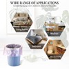 5 Rolls Small Trash Garbage Bags, 4 Gallon Strong Thin