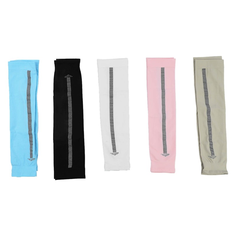 5 Pairs Ice Silk Arm Sleeves Sun Protection UV Protection