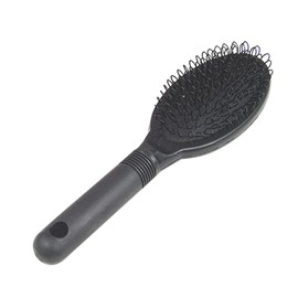 Creative Loop Wig Brush Looped Bristles Cushioned Comb for Hair Extensions Hair Pieces Professional Hair Accessory Black