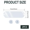 WINUERK 2PCS EZ Pass Holder, Transponder Holder, EZ Pass Strips