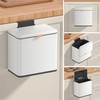 Mbillion Kitchen Compost Bin Hanging Trash Can with Lid 1.05