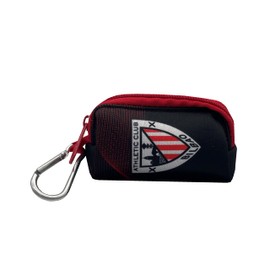 Athletic Club Taschenspender für Hundekotbeutel, mit Karabinerhaken, Zubehör für Haustiere, Rot, offizielles Produkt (CyP Brands)