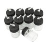 OPHIR Box of 10 Glass 22CC Single-Action Airbrush Bottles for