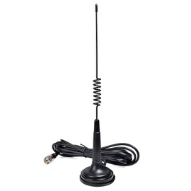 YNIBST 27MHz Magnetic Mount CB Antenna W/PL259 Connector,for Cobra Midland Uniden Radioddity President Truck Vehicle Car Mobile CB Radio