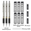 Four Candies Metal Mechanical Pencil Set - 3PCS 0.9mm Art