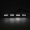 4PCS White LED Grille Light Function kit, Compatible with 2024-2025
