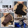 [Cat Hand] Motorcycle Gloves - Gloves (A-Brown)