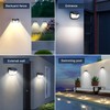 FAXBOX Solar Lights Outdoor Motion Sensor, 178 LED 300LM Waterproof