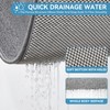 QiCaiJia Non Slip Shower Mat Bathtub Mat 20x32 Inch, Quick