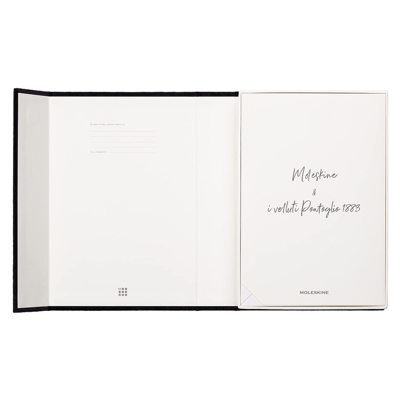 Moleskine Lined Notebook, Limited Edition Velvet Collection, Velvet Hard Cover