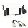 Generic Black ABS Double Din Radio Installation Kit for 1995-2000