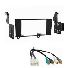 Generic Black ABS Double Din Radio Installation Kit for 1995-2000 Lexus LS400 (Premium System, No Navigation)