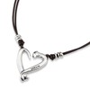 Uno de 50 Women's HEART NECKLACE, 18" Adjustable to 20"