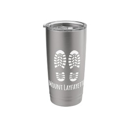 Mount Lafayette New Hampshire Hiker Rustic Hike Boots Hiking Stainless Steel Insulated Tumbler