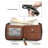 Wallet for Mens, Leather Mens Wallet with ID Window and