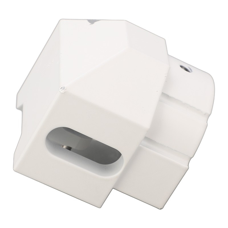 RV Awning End Plug White Solid Aluminum Durable Easy Installation