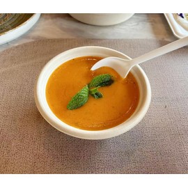 GreenWorks 100 Count 12 OZ Compostable Bowls, Small Unbleached Biodegradable Bagasse and Bamboo fiber Paper Bowls