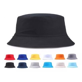 KFMX Gorro Bucket Pescador Sombrero Playero Colores Lisos Unisex