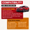 100PCS Fender Bumper Clips 91503-SZ3-003 10mm Fit for Honda and